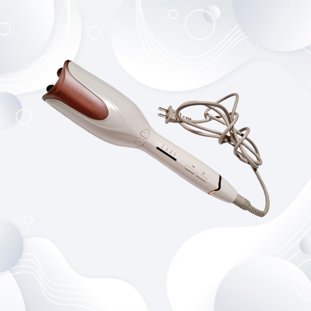 Automatic Hair Curler in Beige and Brown - Picture 2 of 8